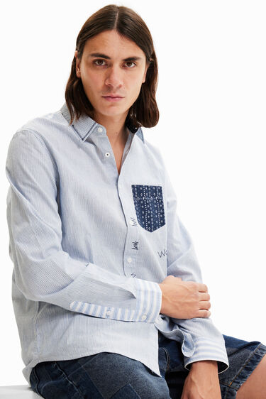 Camisa rayas contraste | Desigual