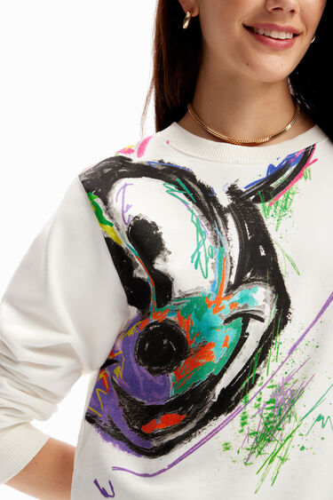 Arty Mickey Mouse sweatshirt | Desigual