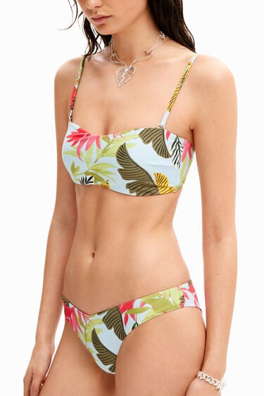 Dół od bikini w tropikalny deseń | Desigual