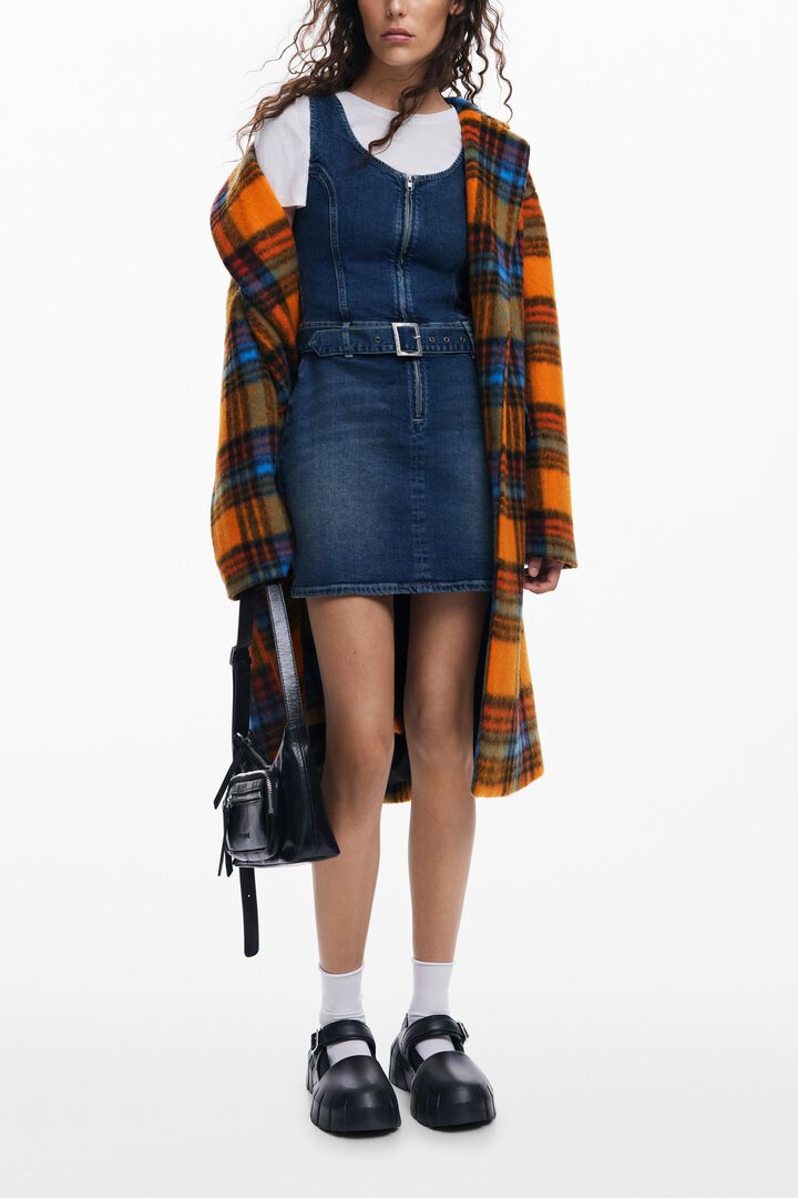 Vestido denim cinturón | Desigual