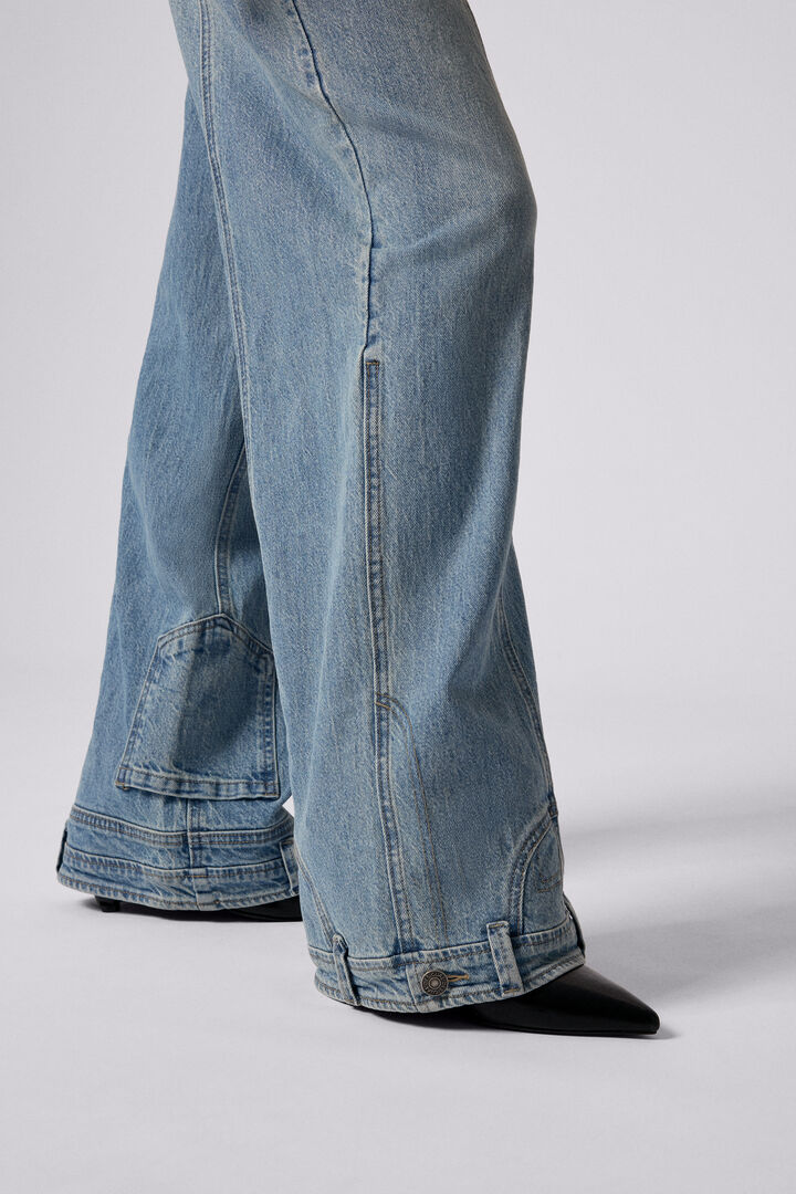 Straight jeans with inverted effect | Desigual