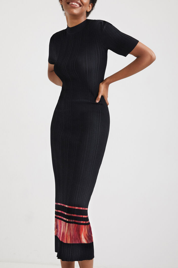 Pleated midi-dress | Desigual