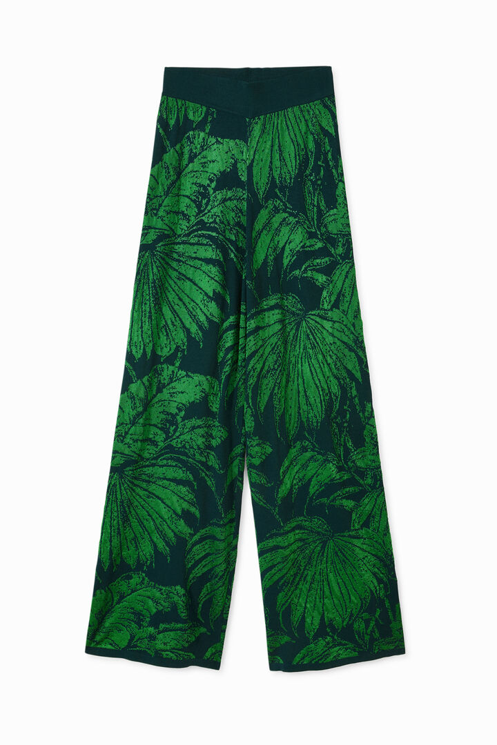 Pantalon large à motif jacquard | Desigual