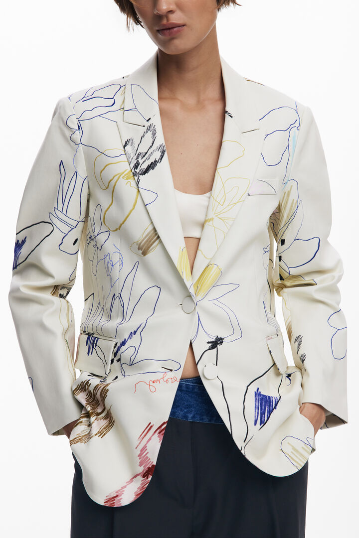 Blazer à motifs | Desigual