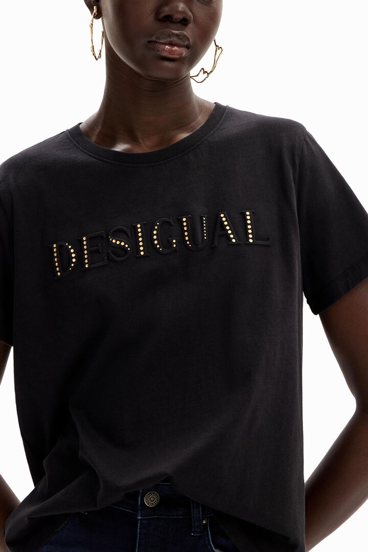 煌めき ロゴ Tシャツ | Desigual