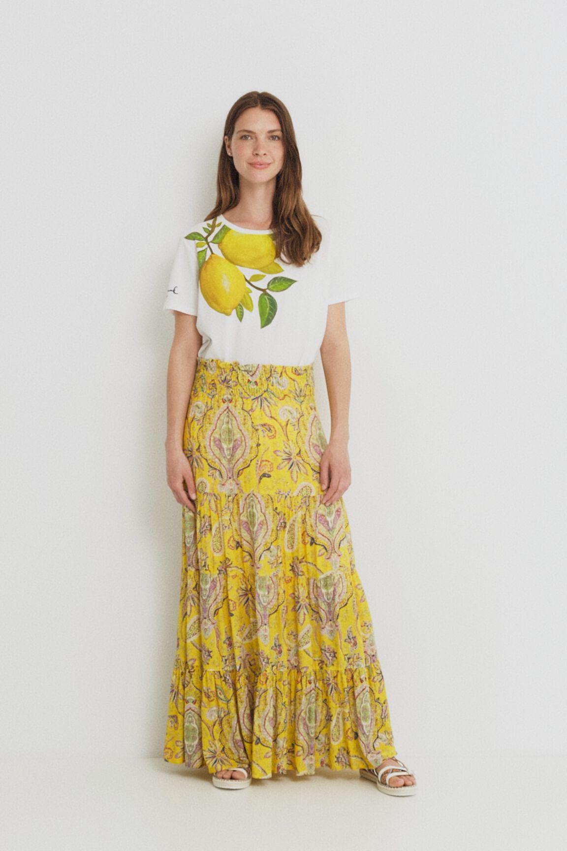 Gonna lunga desigual new arrivals