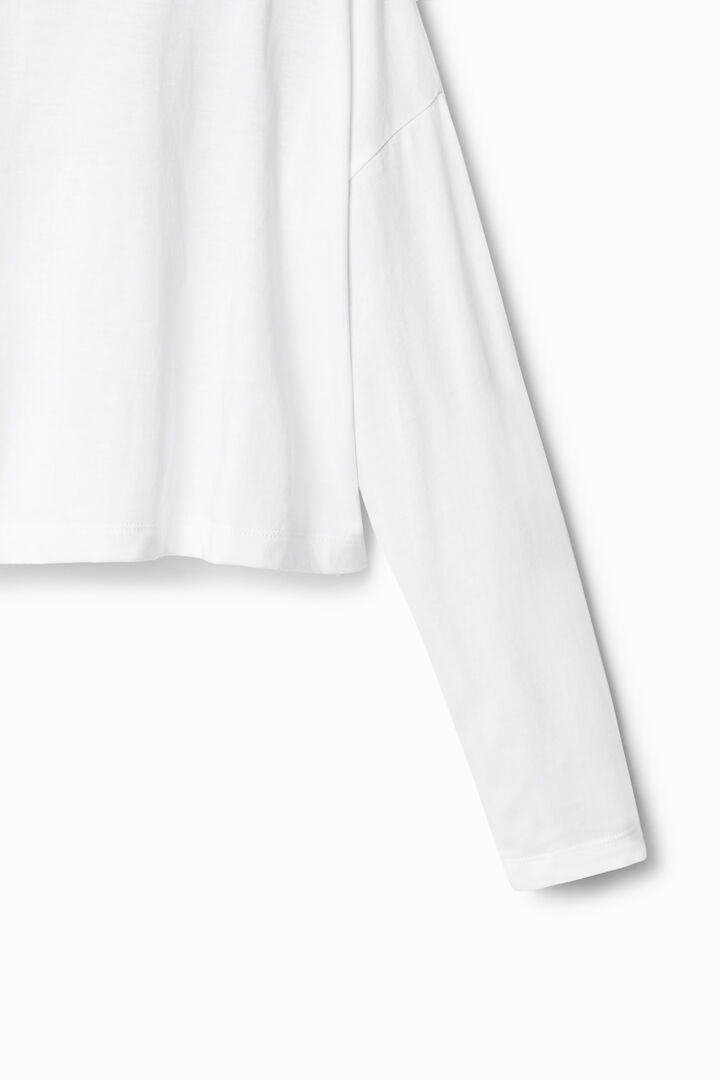T-shirt curta oversize flores | Desigual