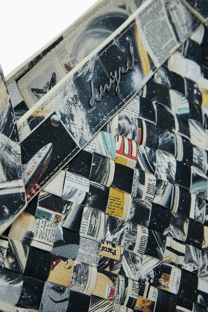 Bolso mediano shopper trenzado | Desigual