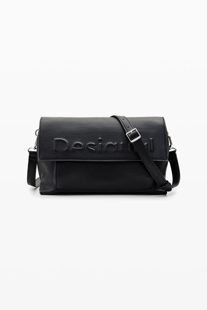 Midsize half-logo crossbody bag | Desigual