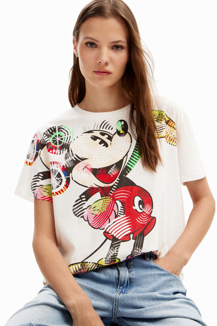 Arty Mickey Mouse T-shirt | Desigual