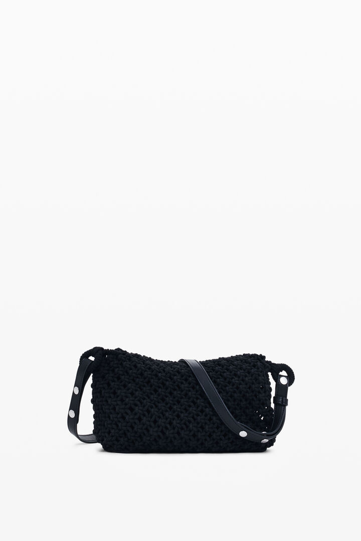 Medium crochet crossbody bag | Desigual