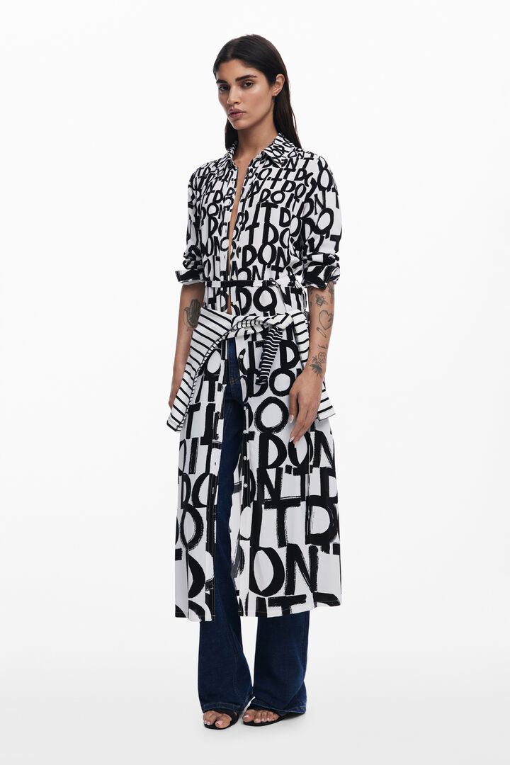 Lettering midi dress | Desigual