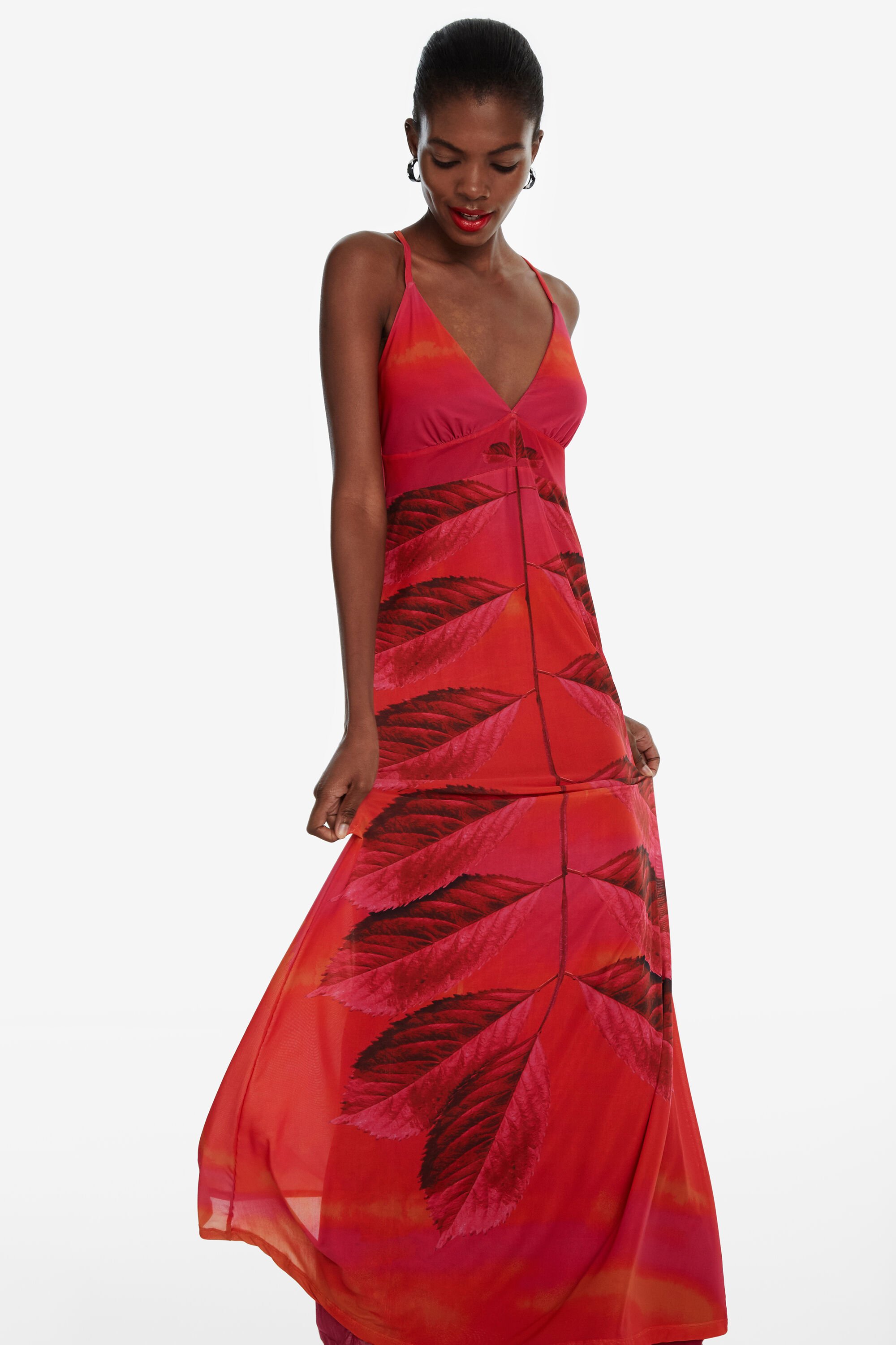 Desigual red hot sale dress