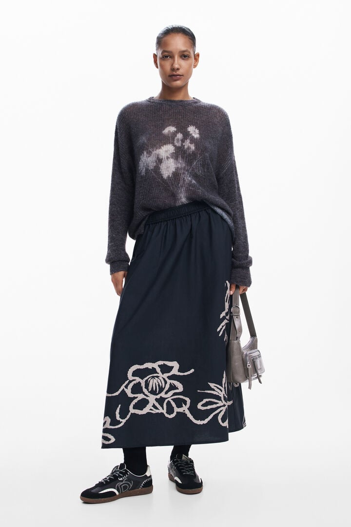 Long floral skirt | Desigual
