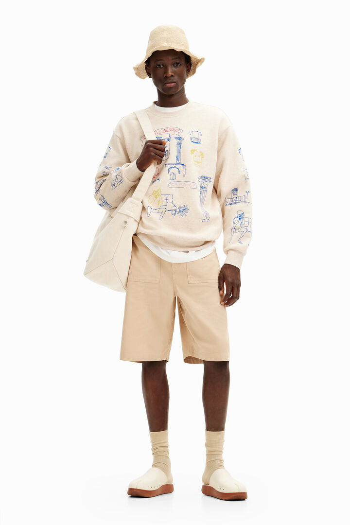 Illustration design sweatshirt | Desigual