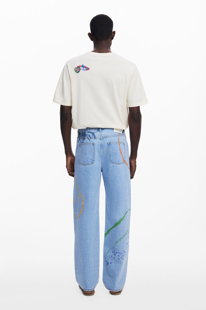 Arty denim trousers | Desigual