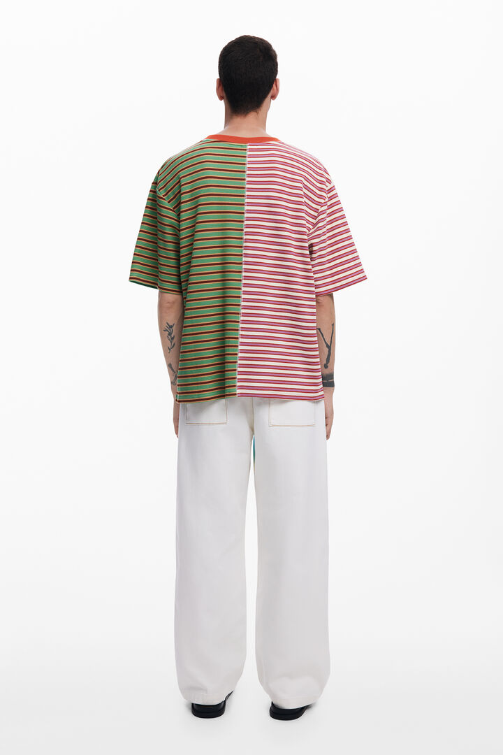 Camiseta manga corta rayas | Desigual