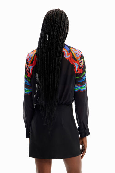 Vestido corto combinado M. Christian Lacroix | Desigual