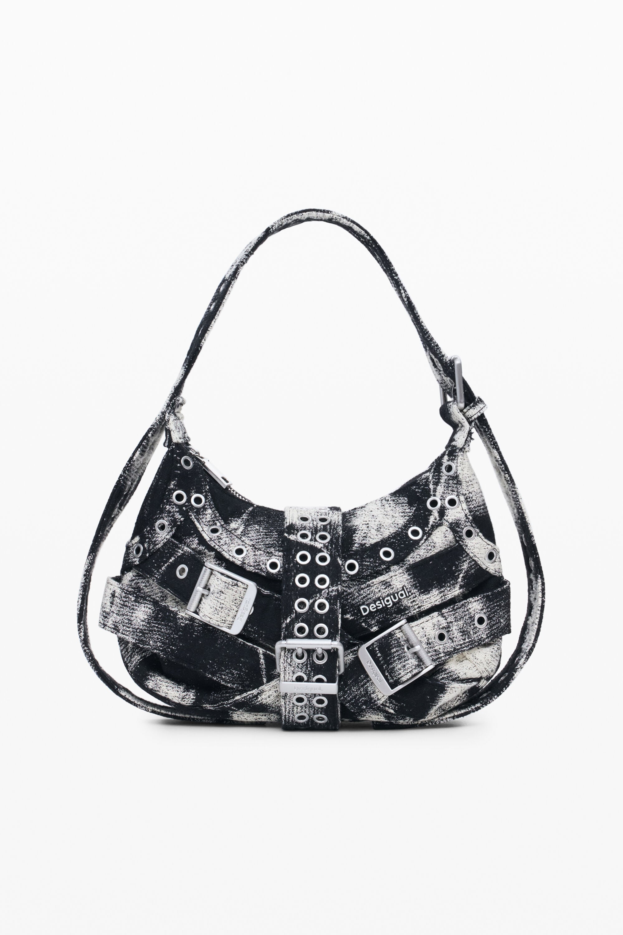 Desigual Mulher Material Finishes Bolsa Grande Com Fivelas, U
