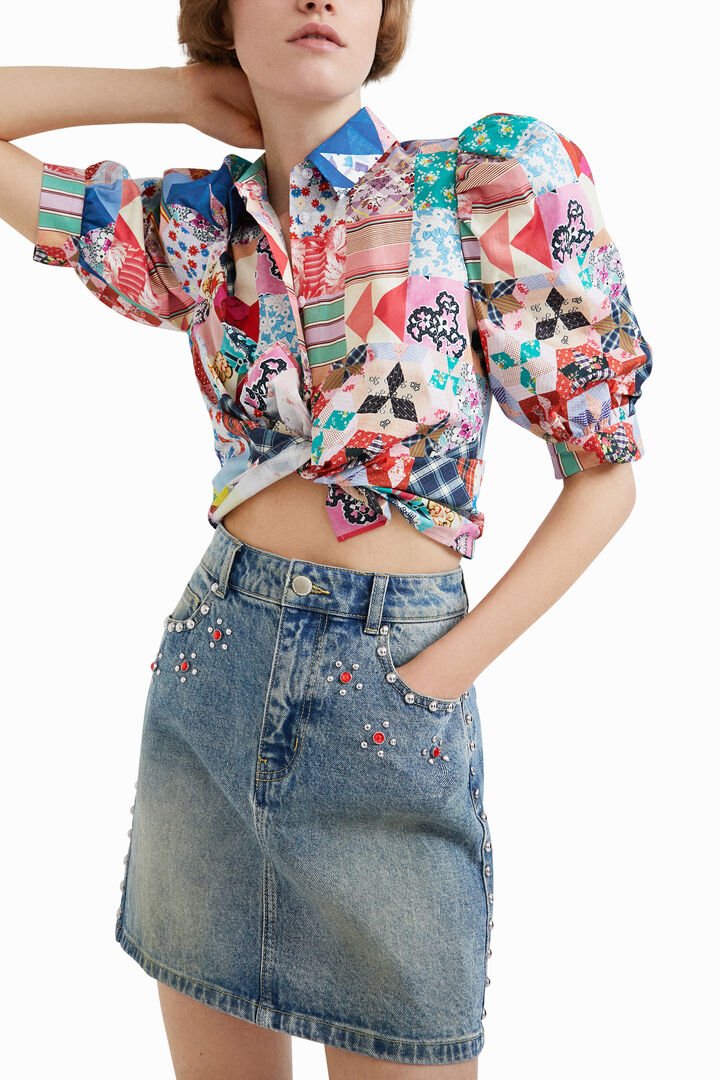 Minifalda tachuelas Johnson Hartig | Desigual