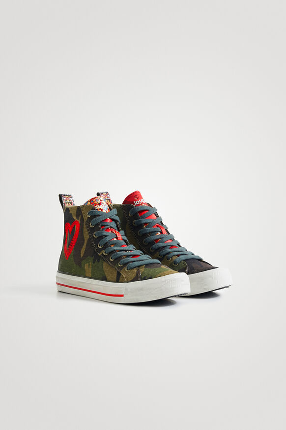 Sneakers montantes broderie | Desigual