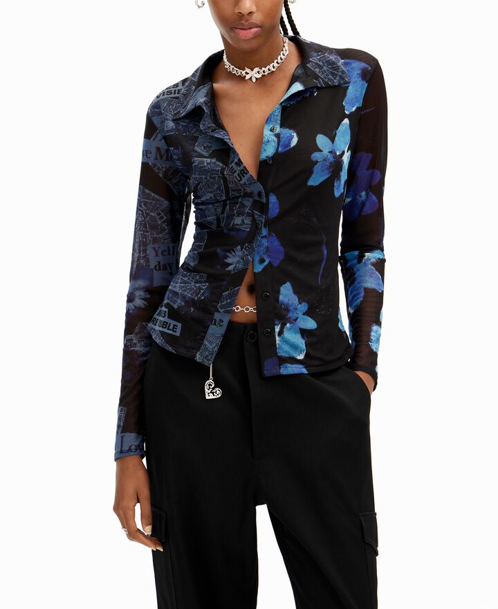 T-shirt tulle patchwork arty | Desigual