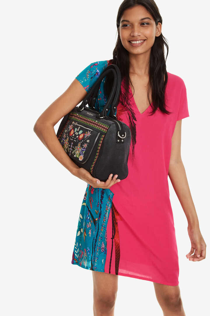Black Briefcase Bag Candem Dublin | Desigual