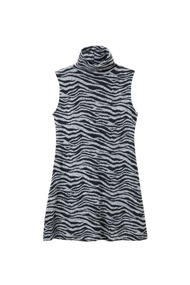 Vestit mini punt zebra de dona I Desigual.com | Desigual