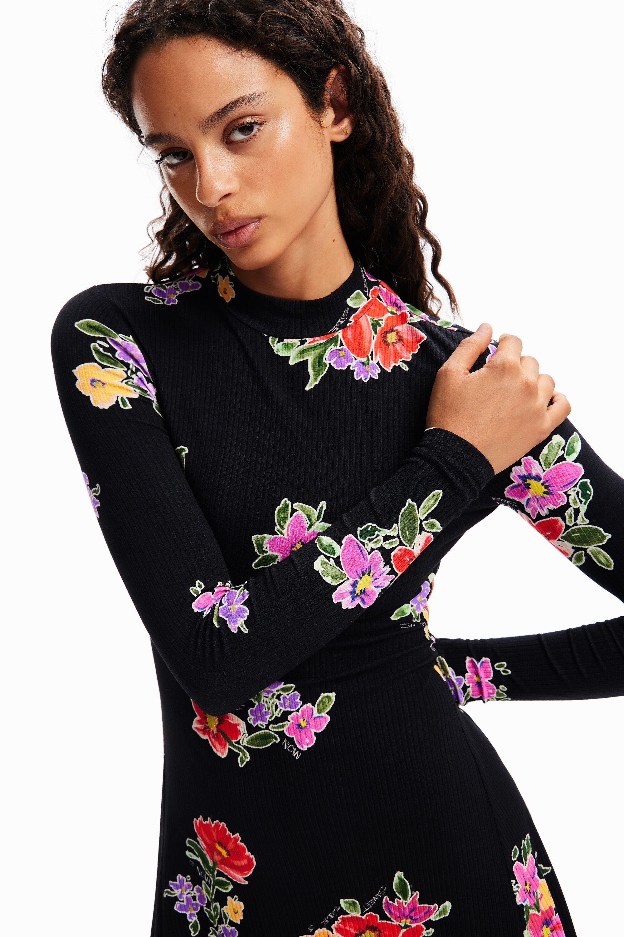 Womens floral 2025 skater dress