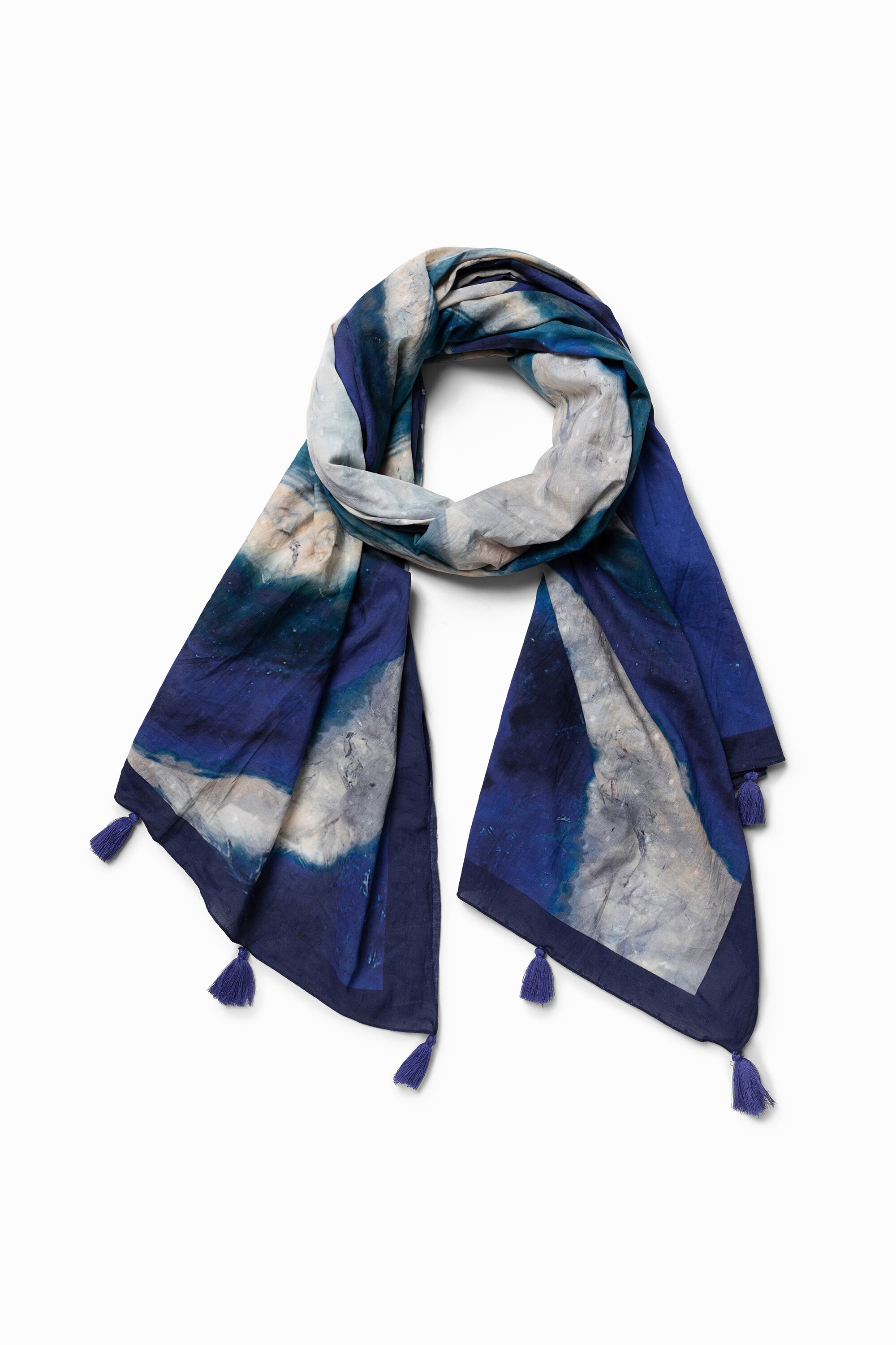 Artistic print foulard
