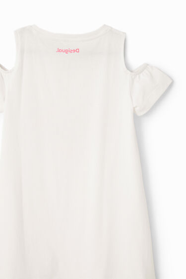 Heart cut-out T-shirt dress | Desigual
