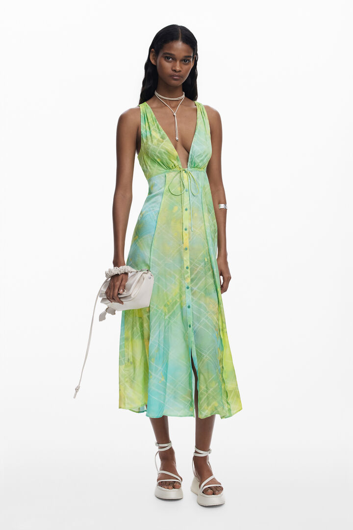 Long dress with buttons | Desigual