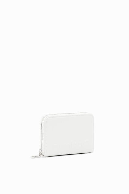Small half-logo wallet
