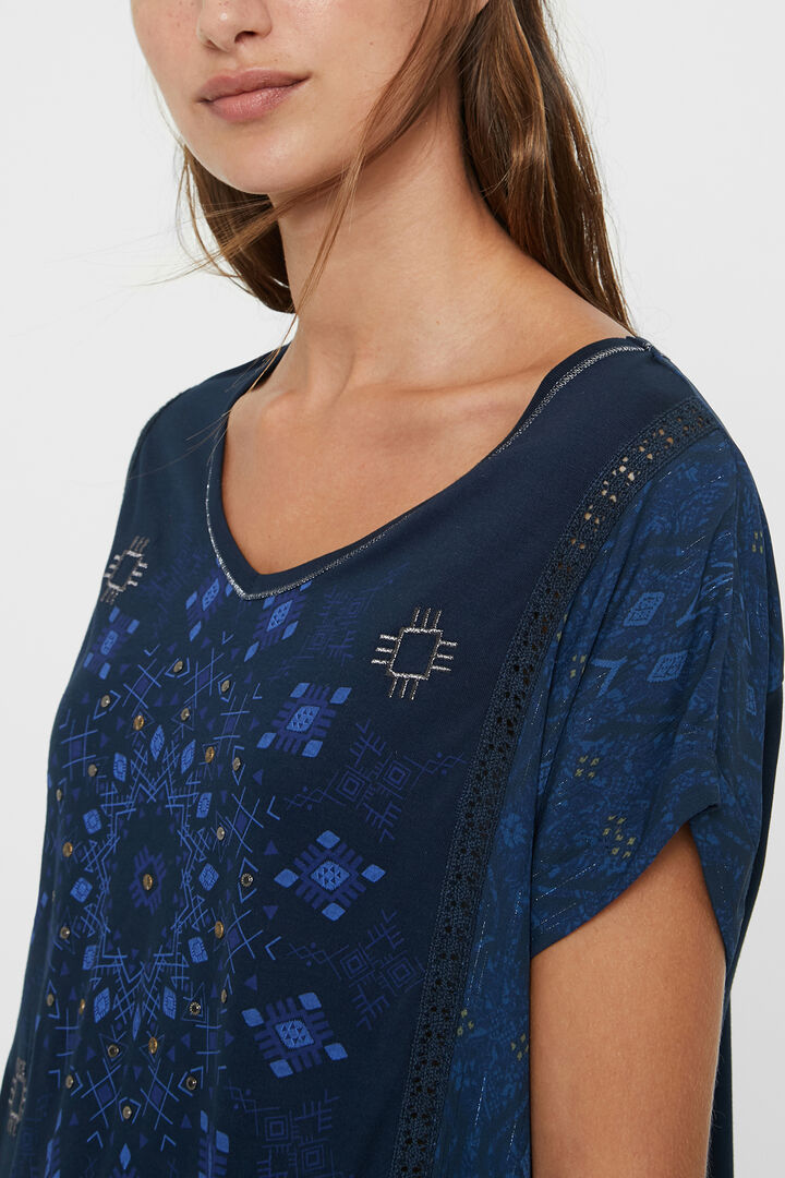 Tricot mandala T-shirt | Desigual