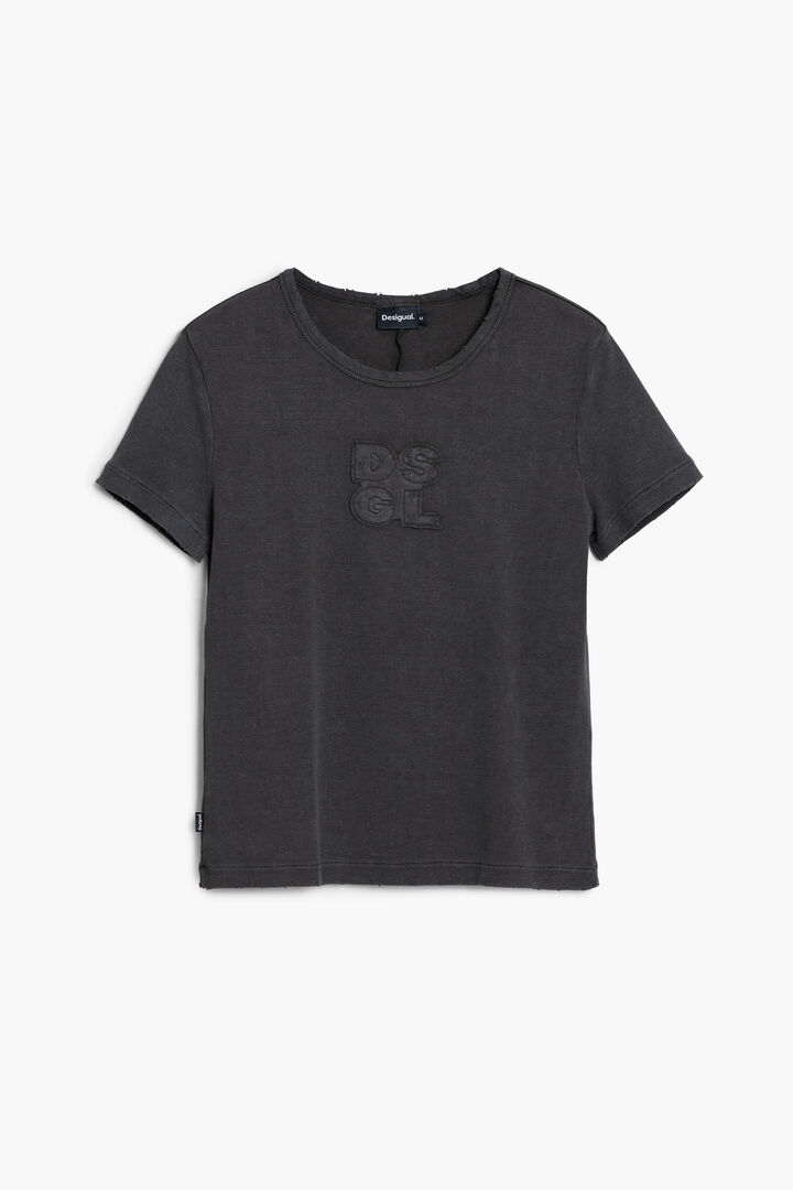 T-shirt logo déchiré | Desigual
