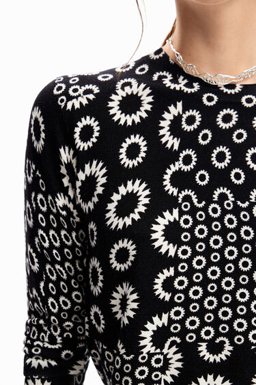 Jersey fino patch geométrico | Desigual