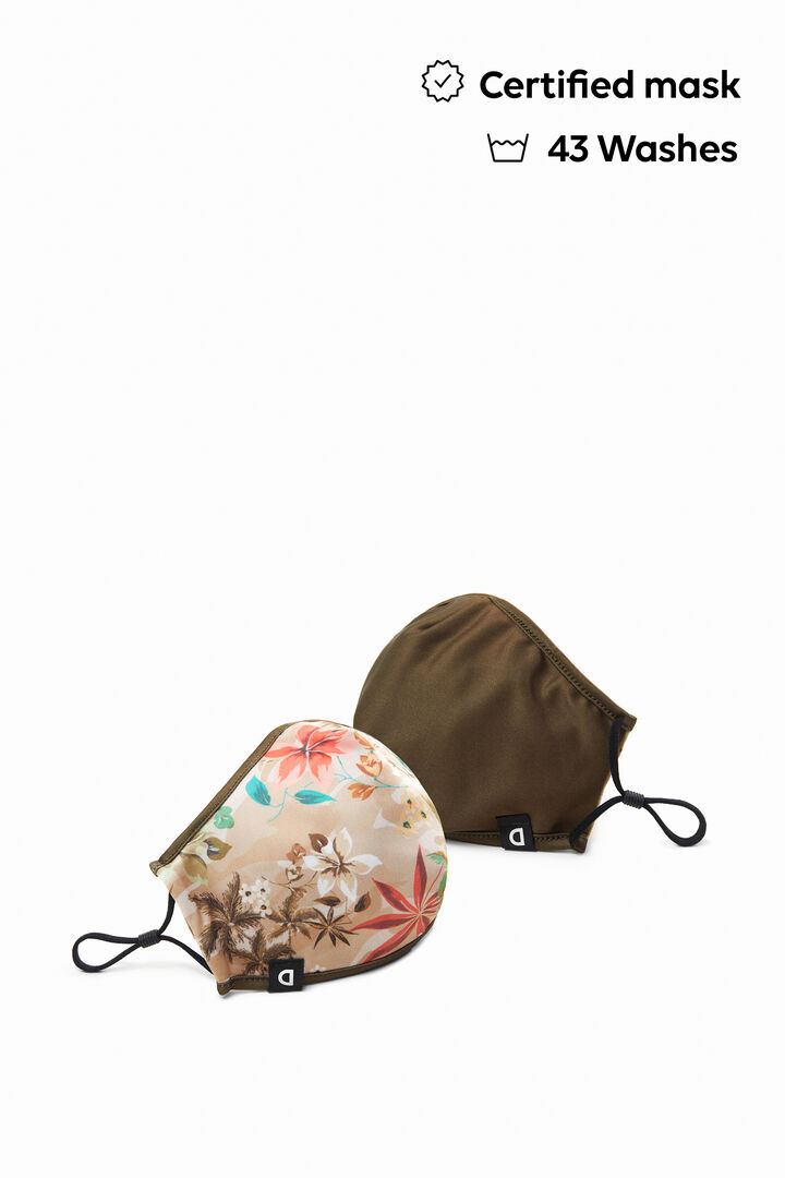 Masque Camoflower + housse | Desigual