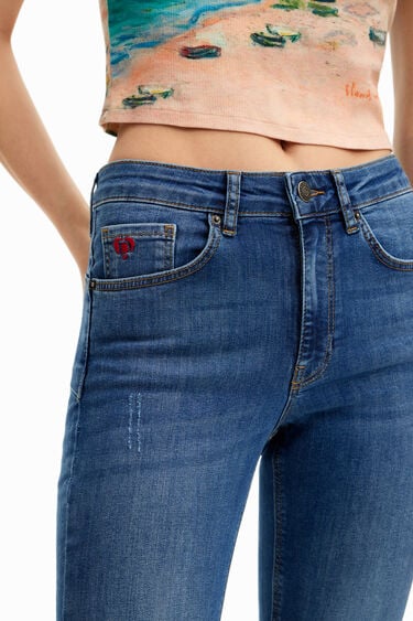 Slim push-up jeans hlače  | Desigual
