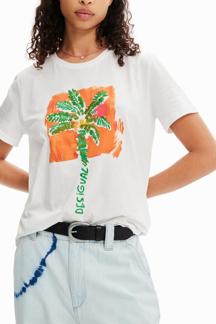 Samarreta tropical palmera | Desigual