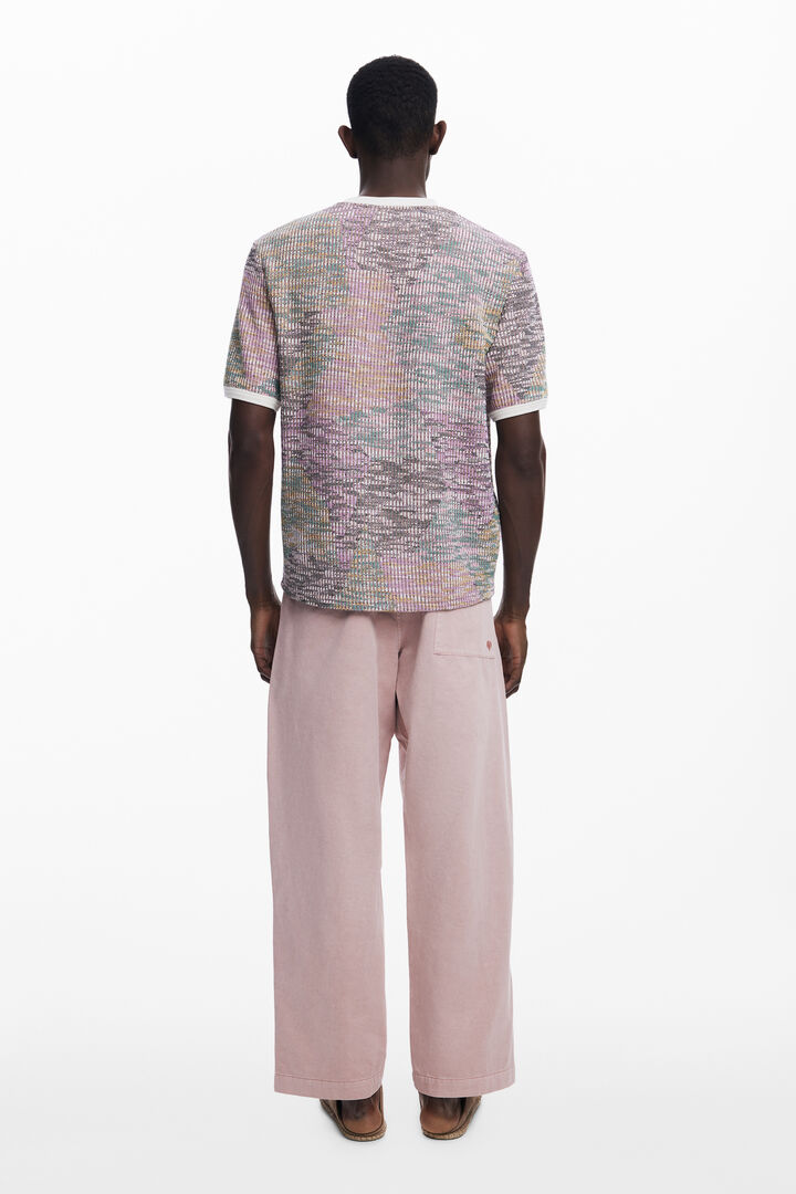 Camiseta manga corta jaspeada | Desigual