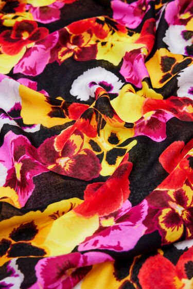 Pravokutna marama s cvjetnim uzorkom | Desigual