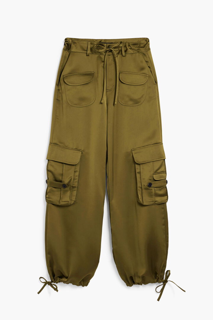 Satin cargo pants | Desigual