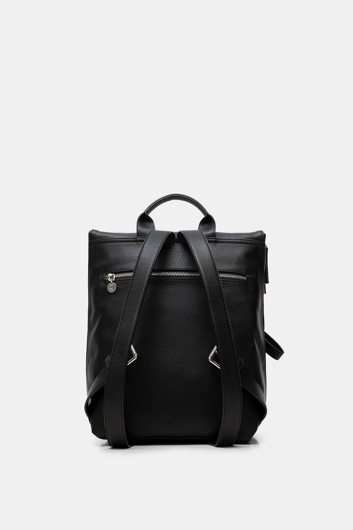 Square backpack leather effect | Desigual