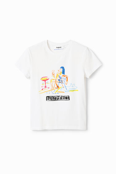 Camiseta manga corta ilustración | Desigual