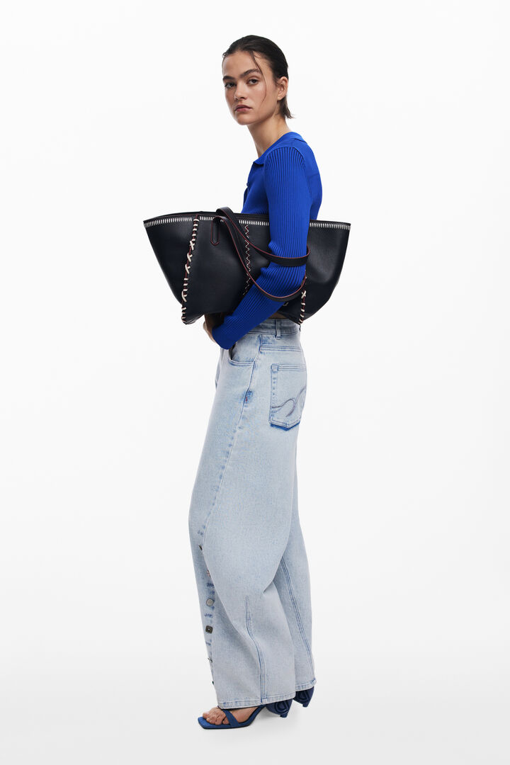 Bolso shopper costuras grande | Desigual