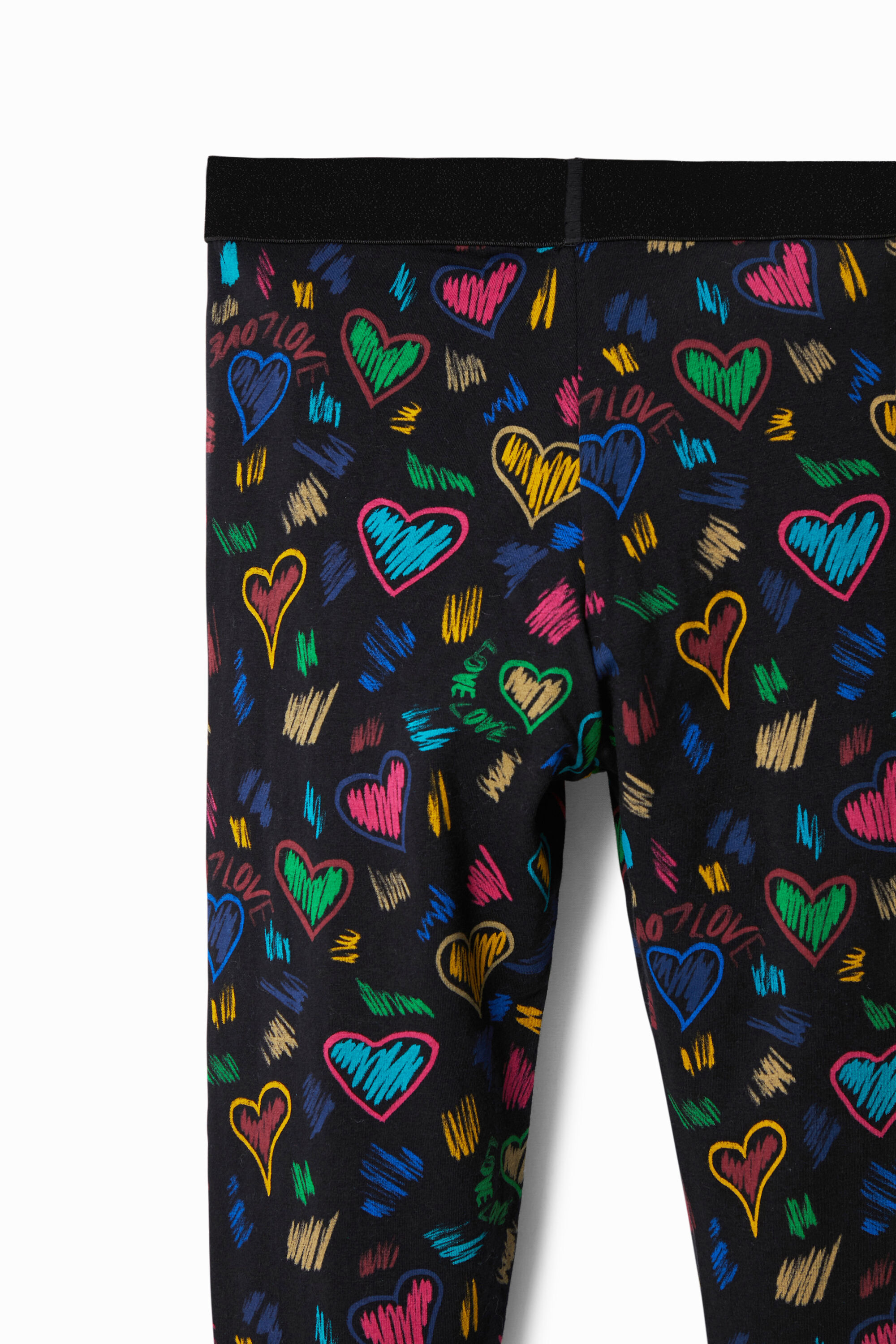 Slim heart leggings