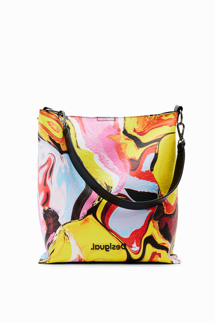 Large abstract bucket bag | Desigual