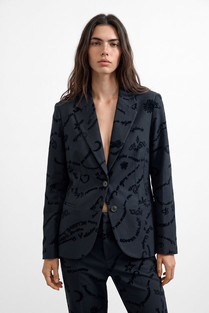 Blazer flocada