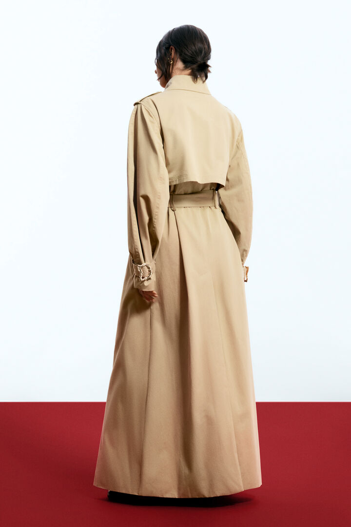 Egonlab feather trench coat