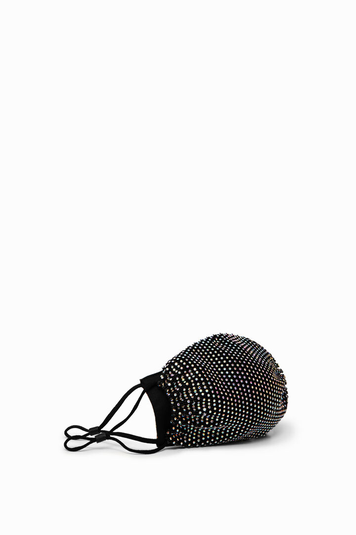 Basic face mask pack + rhinestone mesh + pouch | Desigual